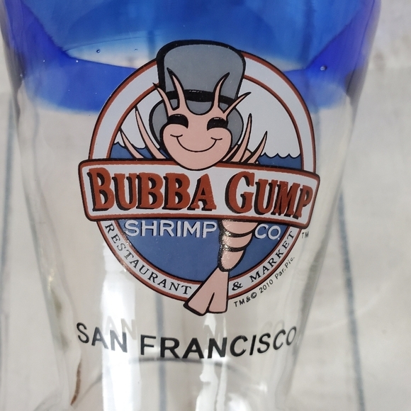 Bubba Gump Collectable Cobalt Glass San Francisco - Picture 3 of 10